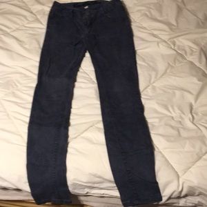 Paisley print skinny jeans